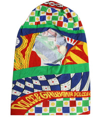 Dolce & Gabbana Dolce & Gabbana Men Multicolor Carretto Siciliano Balaclava Men's Hat