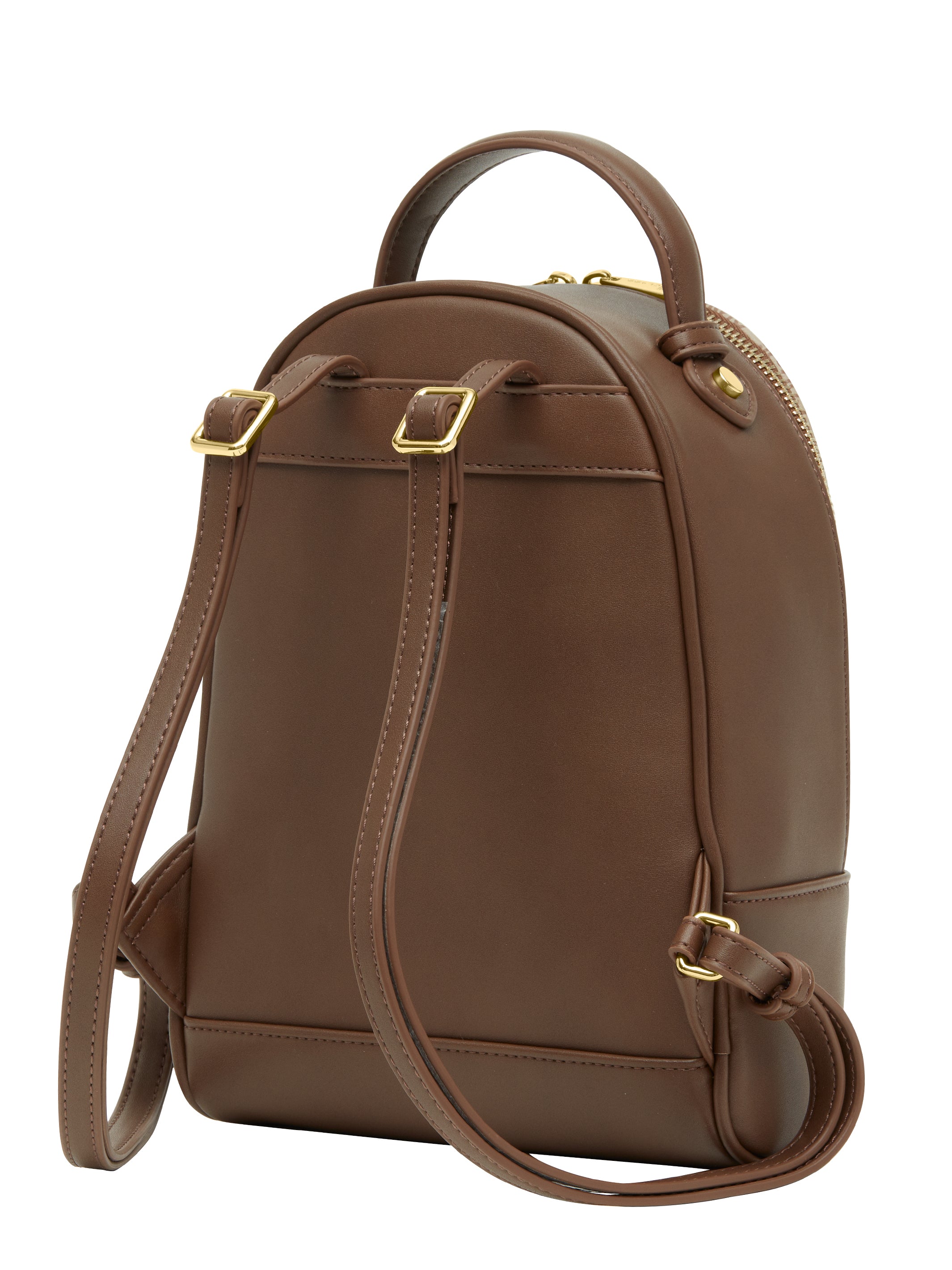 cavalli class logo-strap leather backpack Cavalli Class CAPRERA Khaki Small Fashion Backpack