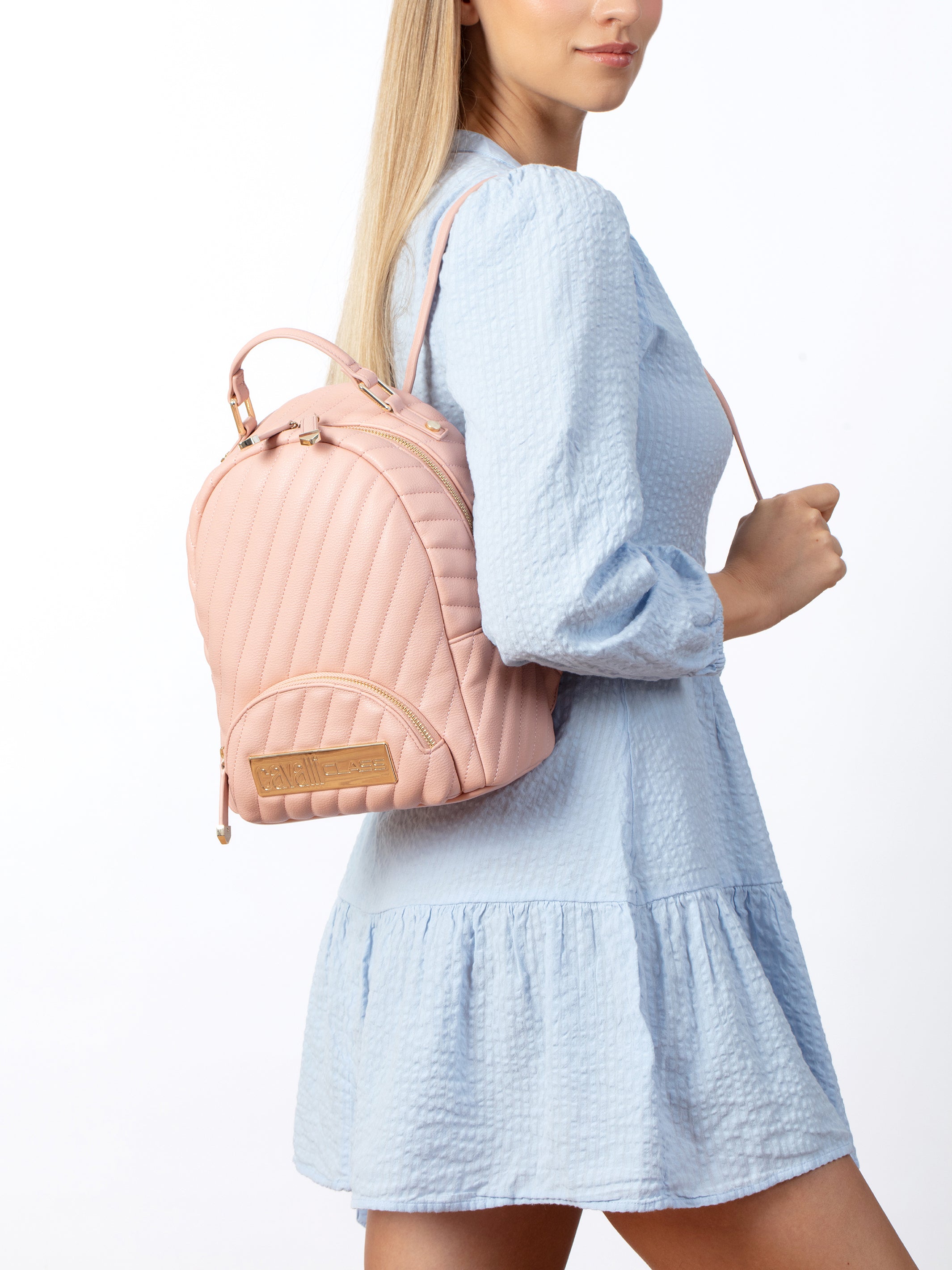 cavalli class mini backpack Caprera Brown Small Fashion this Cavalli Class backpack is made from a premium quality synthetic leather blend Cavalli Class backpack in for