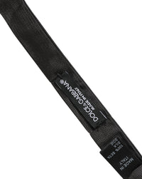 Dolce & Gabbana Dolce & Gabbana Men Black 100% Cotton Adjustable Neck Papillon Bow Men's Tie