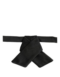 Dolce & Gabbana Dolce & Gabbana Men Black 100% SIlk Adjustable Neck Papillon Bow Men's Tie