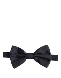 Dolce & Gabbana Dolce & Gabbana Men Dark Blue Silk Adjustable Neck Papillon Bow Men's Tie