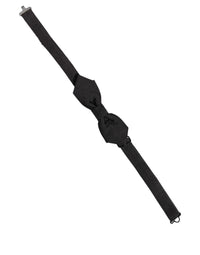 Dolce & Gabbana Dolce & Gabbana Men Black 100% Silk Adjustable Neck Papillon Bow Men's Tie