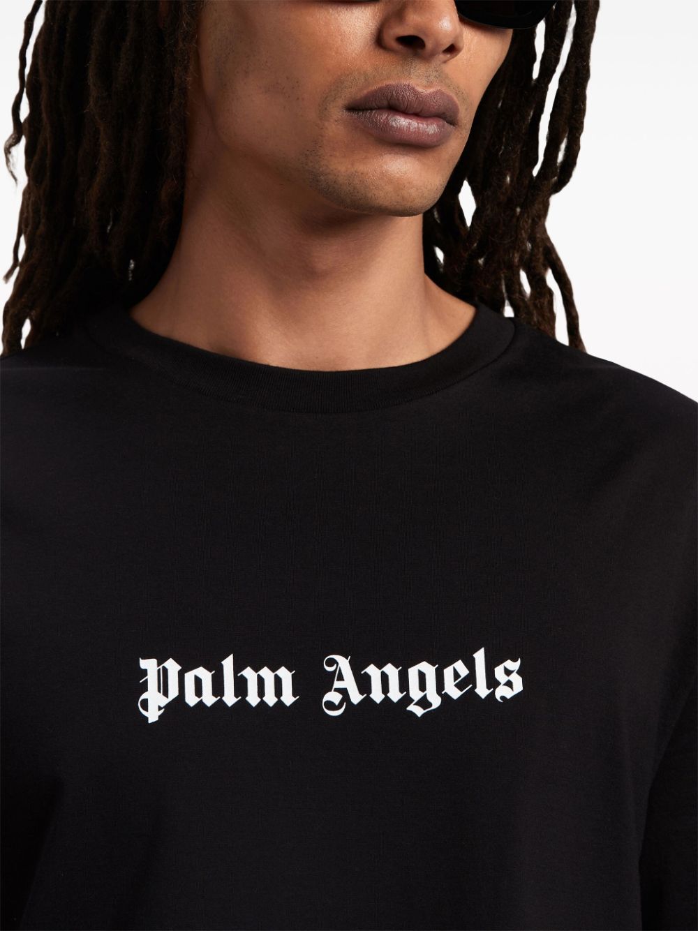 Palm Angels Men's T-Shirts And Polos Black
