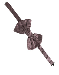 Dolce & Gabbana Dolce & Gabbana Men Maroon 100% Silk Adjustable Neck Papillon Bow Men's Tie