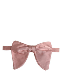 Dolce & Gabbana Dolce & Gabbana Men Pink 100% Silk Adjustable Neck Papillon Bow Men's Tie