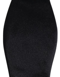 Dolce & Gabbana Dolce & Gabbana Men Black 100% Silk Adjustable Neck Papillon Bow Men's Tie
