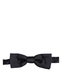 Dolce & Gabbana Dolce & Gabbana Men Dark Blue 100% Silk Adjustable Neck Papillon Bow Men's Tie