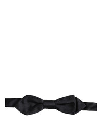 Dolce & Gabbana Dolce & Gabbana Men Black 100% Silk Adjustable Neck Papillon Bow Men's Tie