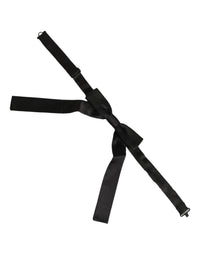 Dolce & Gabbana Dolce & Gabbana Men Black 100% SIlk Adjustable Neck Papillon Bow Men's Tie