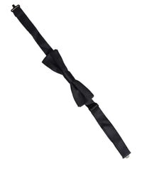 Dolce & Gabbana Dolce & Gabbana Men Black 100% Silk Adjustable Neck Papillon Bow Men's Tie