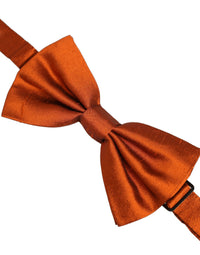 Dolce & Gabbana Dolce & Gabbana Men Orange 100% SIlk Adjustable Neck Papillon Bow Men's Tie