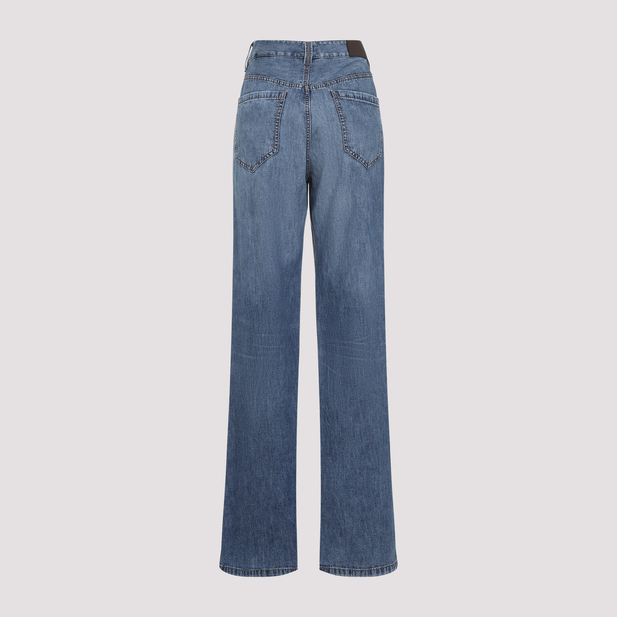 BRUNELLO CUCINELLI Lightweight Denim Contemporary Loose Jeans Women