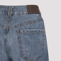 BRUNELLO CUCINELLI Lightweight Denim Contemporary Loose Jeans Women