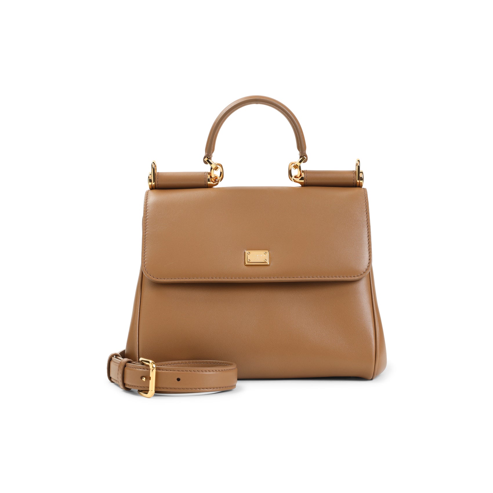 Dolce & Gabbana Sicily Soft Calf Leather Handbag Women