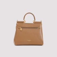 Dolce & Gabbana Sicily Soft Calf Leather Handbag Women