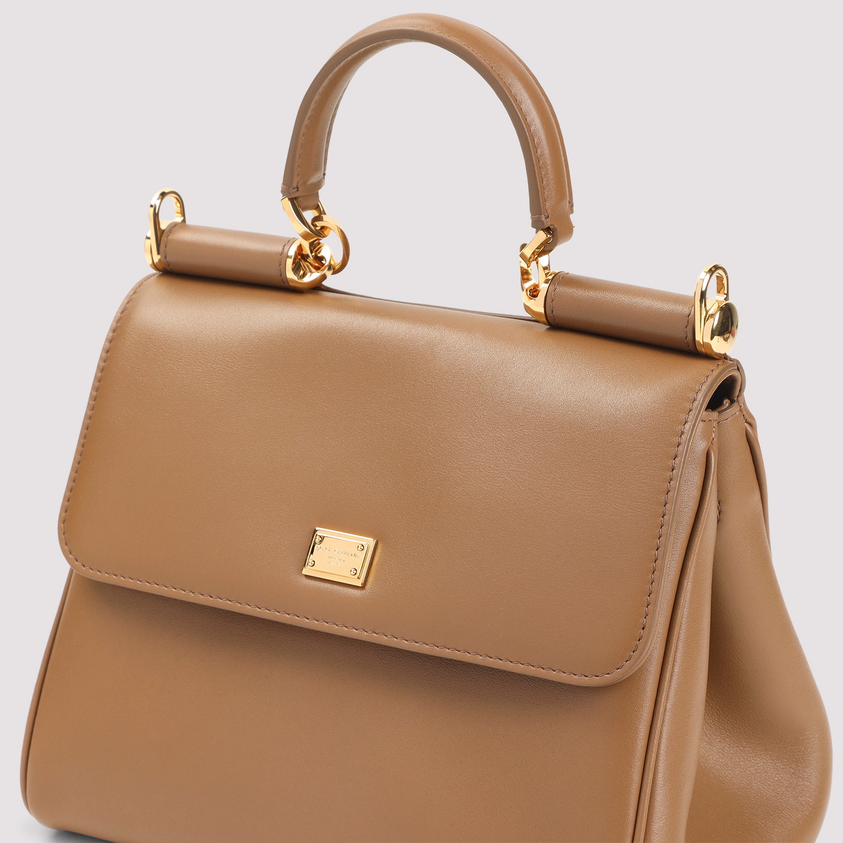 Dolce & Gabbana Sicily Soft Calf Leather Handbag Women