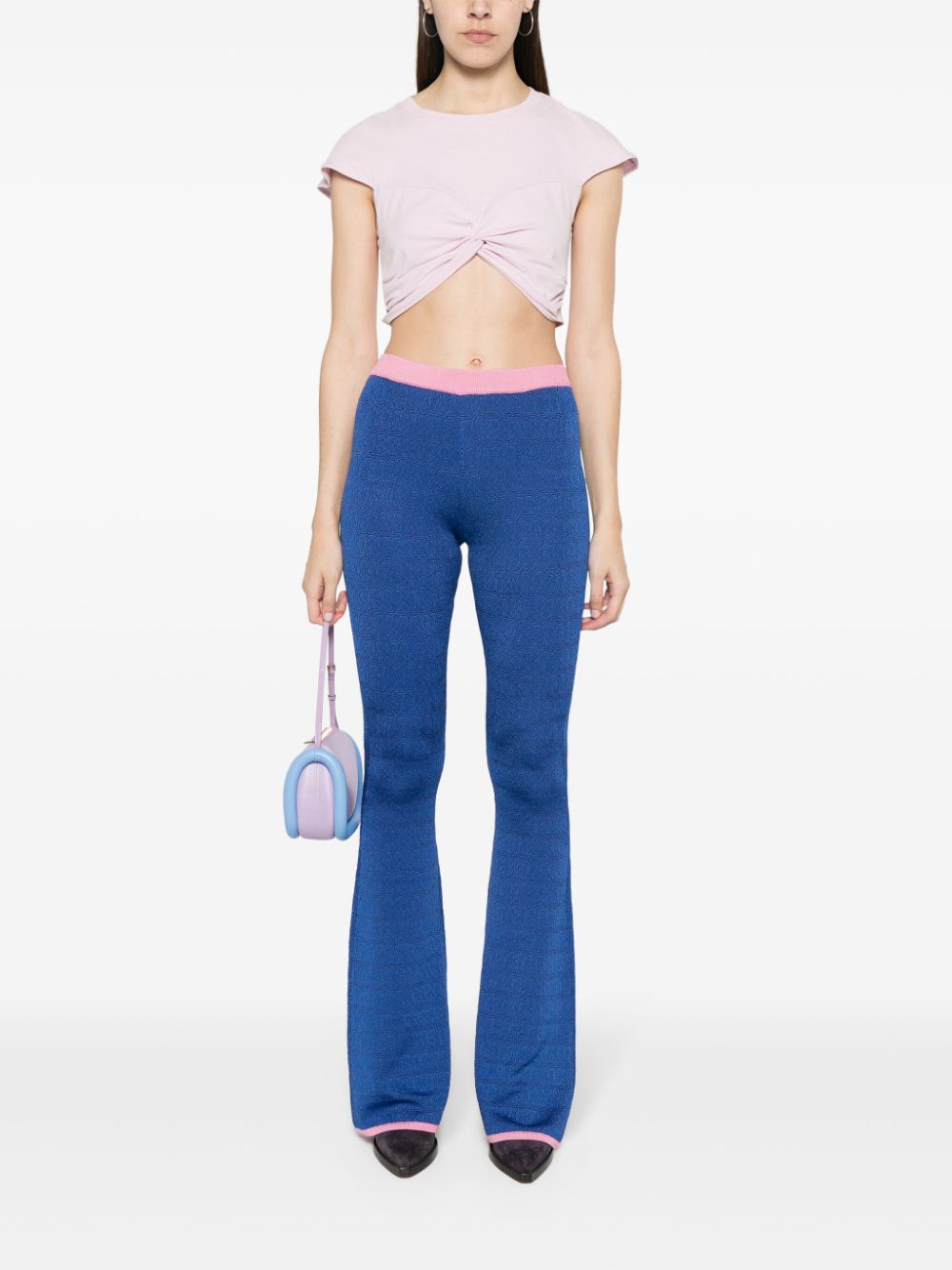 Bally Women's Trousers Blue