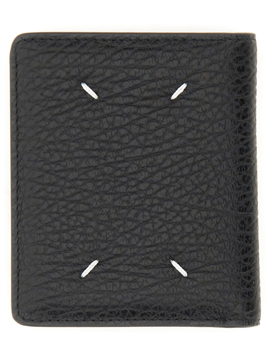 Maison Margiela Unisex Portafoglio Bifold Compatto "Four Stitches"