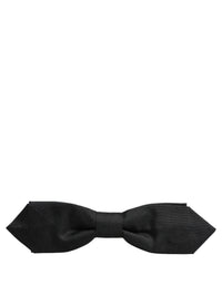 Dolce & Gabbana Dolce & Gabbana Men Black Polyester Adjustable Neck Papillon Bow Men's Tie