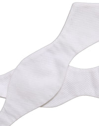 Dolce & Gabbana Dolce & Gabbana Men White 100% Silk Adjustable Neck Papillon Bow Men's Tie