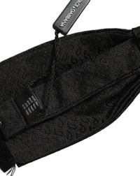 Dolce & Gabbana Dolce & Gabbana Men Black 100% SIlk Adjustable Neck Papillon Bow Men's Tie