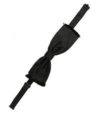 Dolce & Gabbana Dolce & Gabbana Men Black 100% SIlk Adjustable Neck Papillon Bow Men's Tie