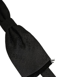 Dolce & Gabbana Dolce & Gabbana Men Black 100% SIlk Adjustable Neck Papillon Bow Men's Tie