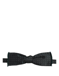 Dolce & Gabbana Dolce & Gabbana Men Green Patterned Adjustable Neck Papillon Bow Men's Tie