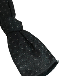 Dolce & Gabbana Dolce & Gabbana Men Green Patterned Adjustable Neck Papillon Bow Men's Tie