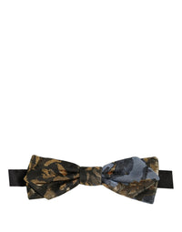 Dolce & Gabbana Dolce & Gabbana Men Multicolor Jacquard Adjustable Neck Bow Men's Tie