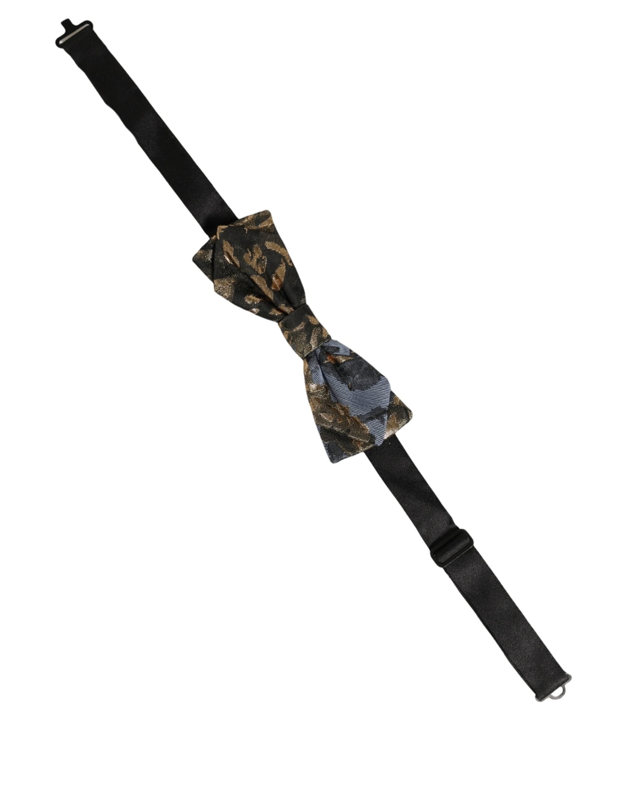 Dolce & Gabbana Dolce & Gabbana Men Multicolor Jacquard Adjustable Neck Bow Men's Tie