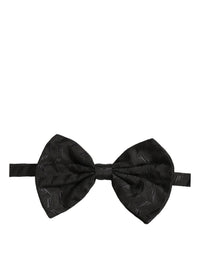 Dolce & Gabbana Dolce & Gabbana Men Black Patterned Adjustable Neck Papillon Bow Men's Tie