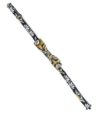 Dolce & Gabbana Dolce & Gabbana Multicolor Damask Style Adjustable Neck Papillon Bow Men's Tie