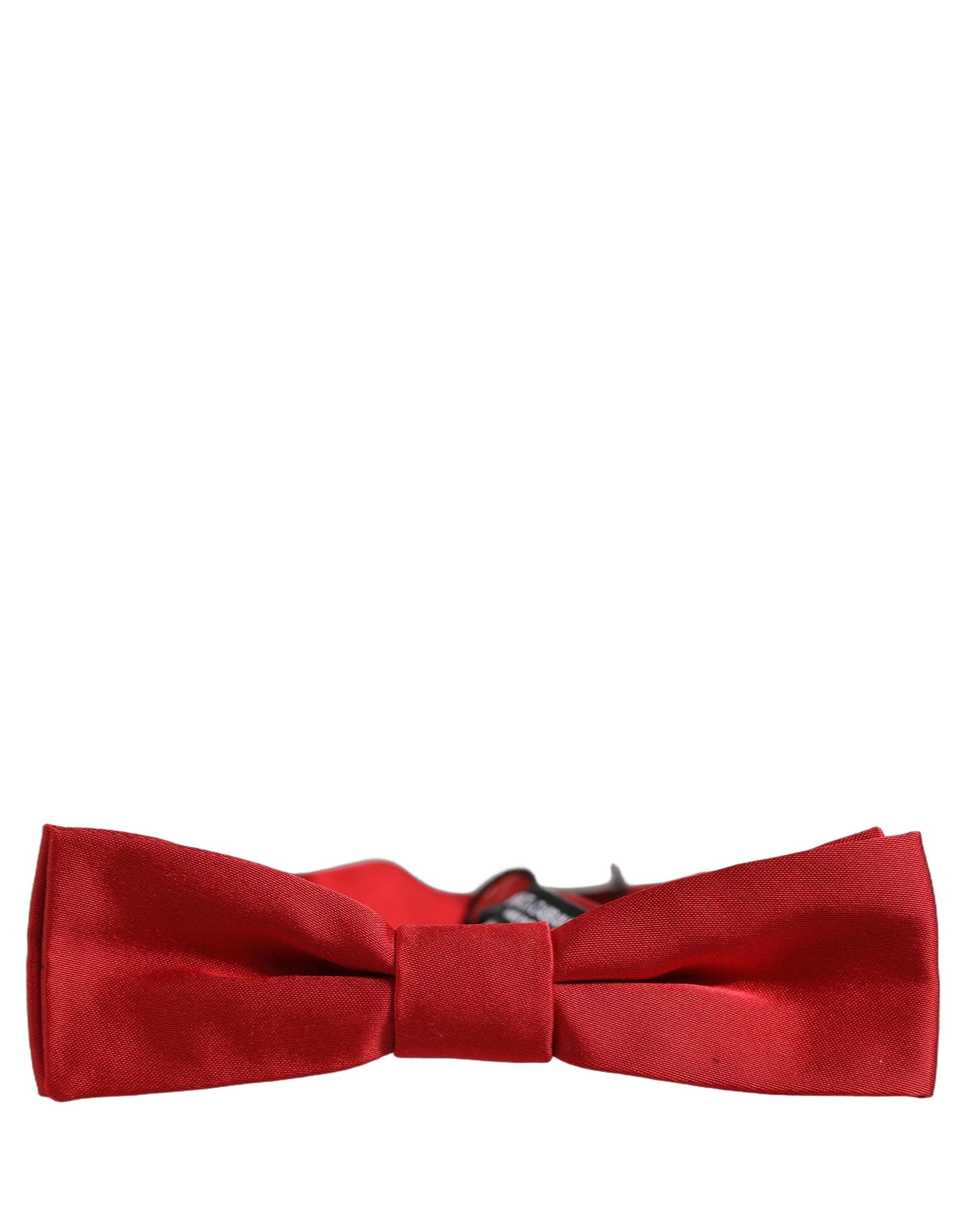 Dolce & Gabbana Dolce & Gabbana Men Red 100% Silk Adjustable Neck Papillon Bow Men's Tie