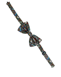 Dolce & Gabbana Dolce & Gabbana Men Multicolor Sicilian Adjustable Neck Papillon Bow Men's Tie