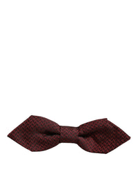 Dolce & Gabbana Dolce & Gabbana Men Red Silk Fantasy Adjustable Neck Papillon Bow Men's Tie