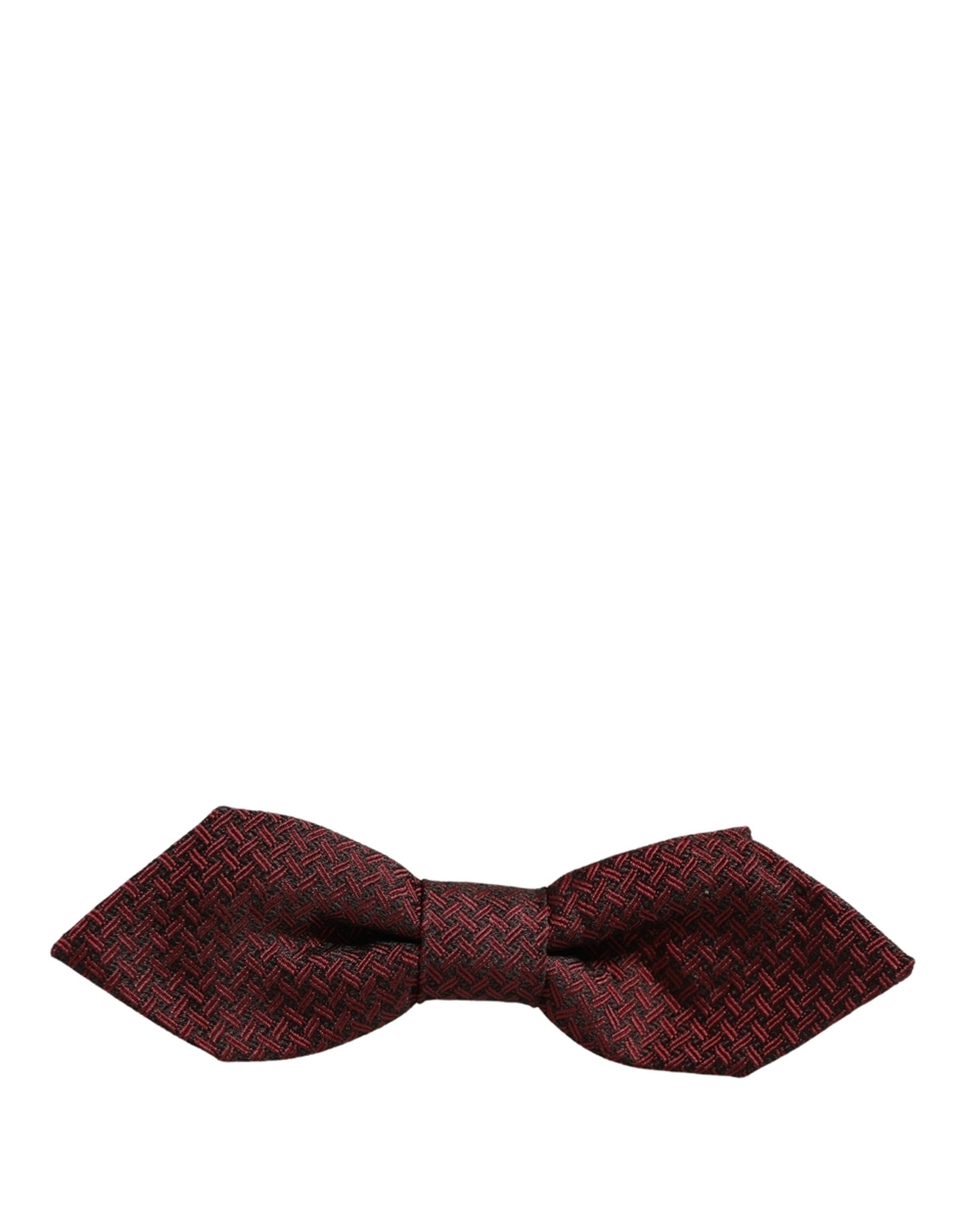 Dolce & Gabbana Dolce & Gabbana Men Red Silk Fantasy Adjustable Neck Papillon Bow Men's Tie