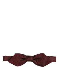 Dolce & Gabbana Dolce & Gabbana Men Red Silk Fantasy Adjustable Neck Papillon Bow Men's Tie