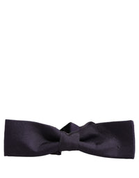 Dolce & Gabbana Dolce & Gabbana Men Violet 100% Silk Adjustable Neck Papillon Bow Men's Tie