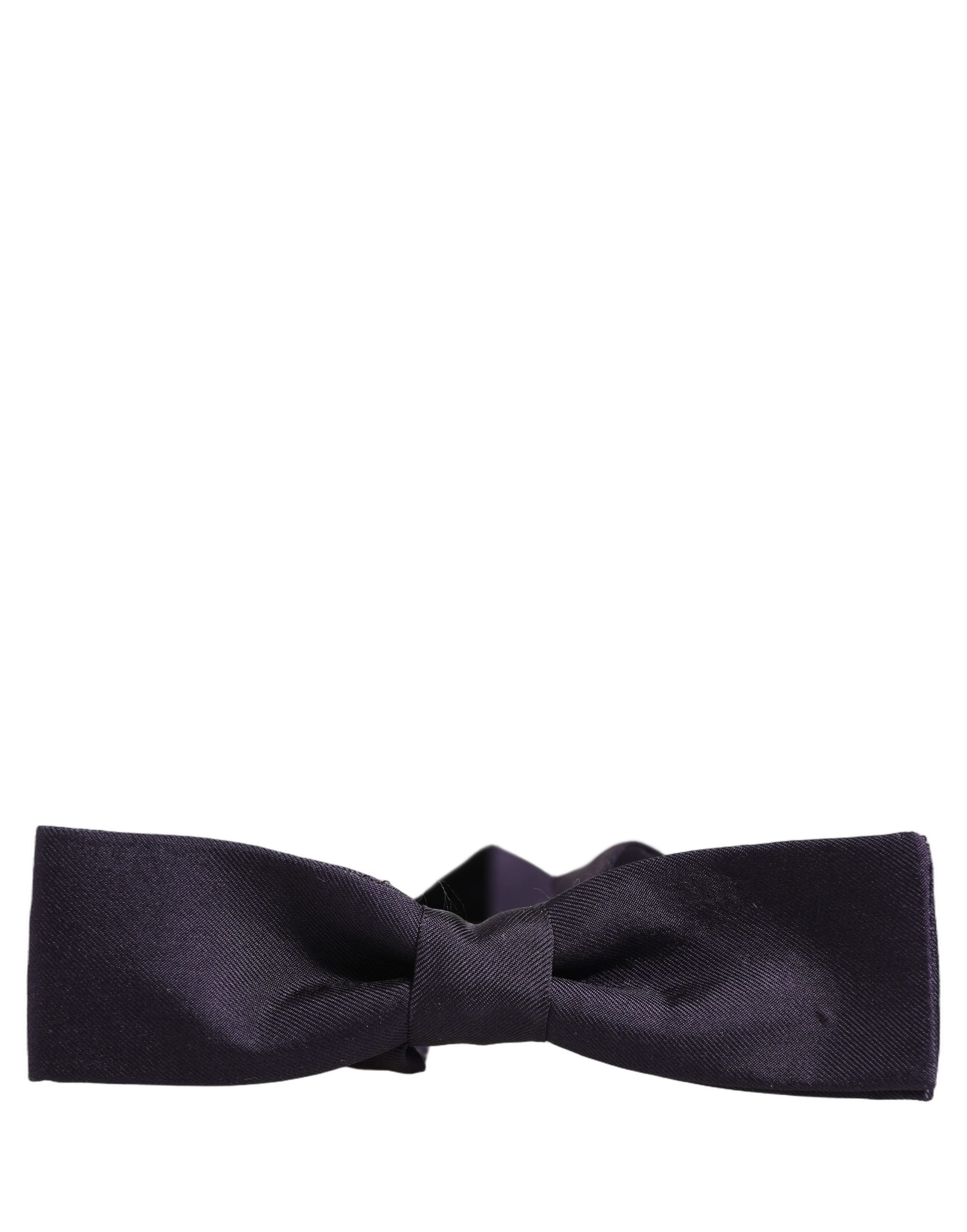 Dolce & Gabbana Dolce & Gabbana Men Violet 100% Silk Adjustable Neck Papillon Bow Men's Tie