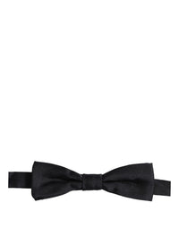 Dolce & Gabbana Dolce & Gabbana Men Black 100% Silk Adjustable Neck Papillon Bow Men's Tie