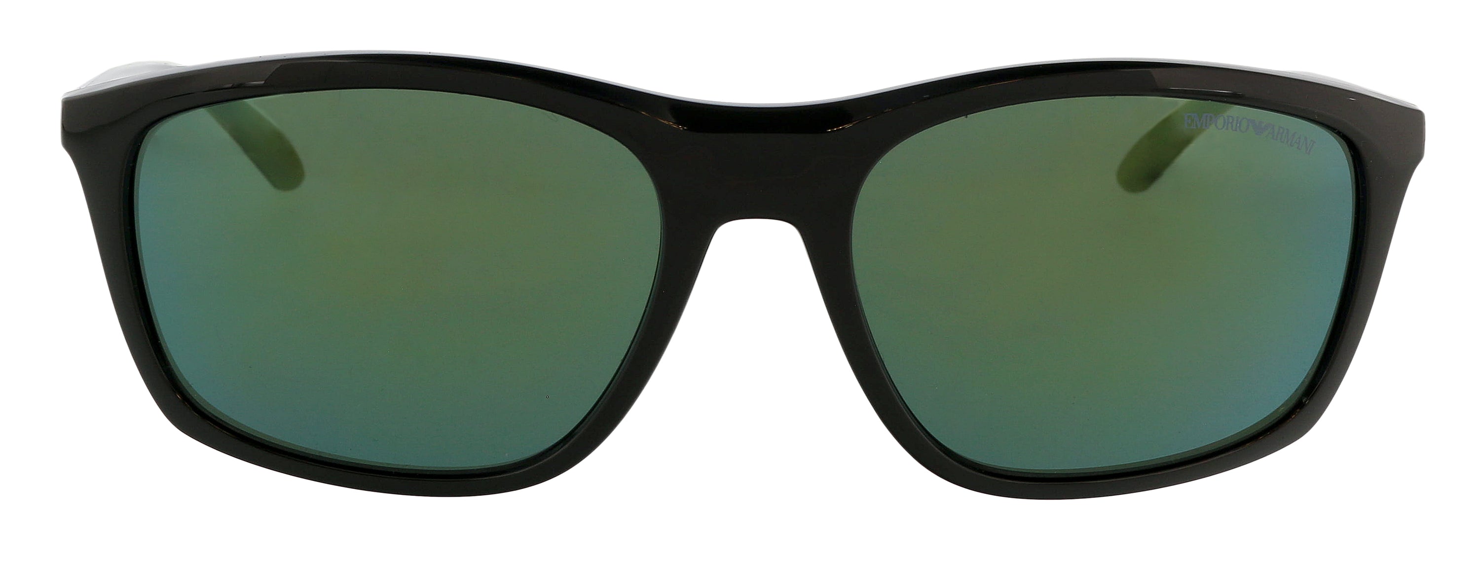 Emporio Armani 0EA4179 50176R Full Rim Black Rectangular Sunglasses