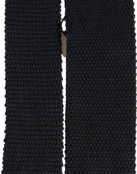 Dolce & Gabbana Men Black 100% Silk Adjustable Men Men'sd NeckMen's Men's Tie