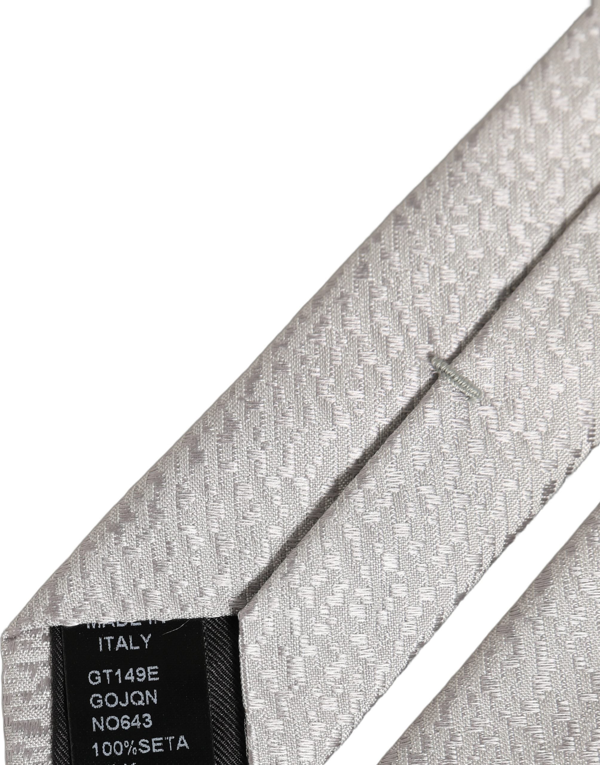 Dolce & Gabbana White Black Polka Dot Silk Adjustable Women NeckWomen's Women's Tie (Authentic Pre-Loved)