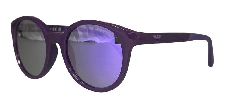 Emporio Armani 0EA4185 51154V Round Shiny Violet Kids Sunglasses