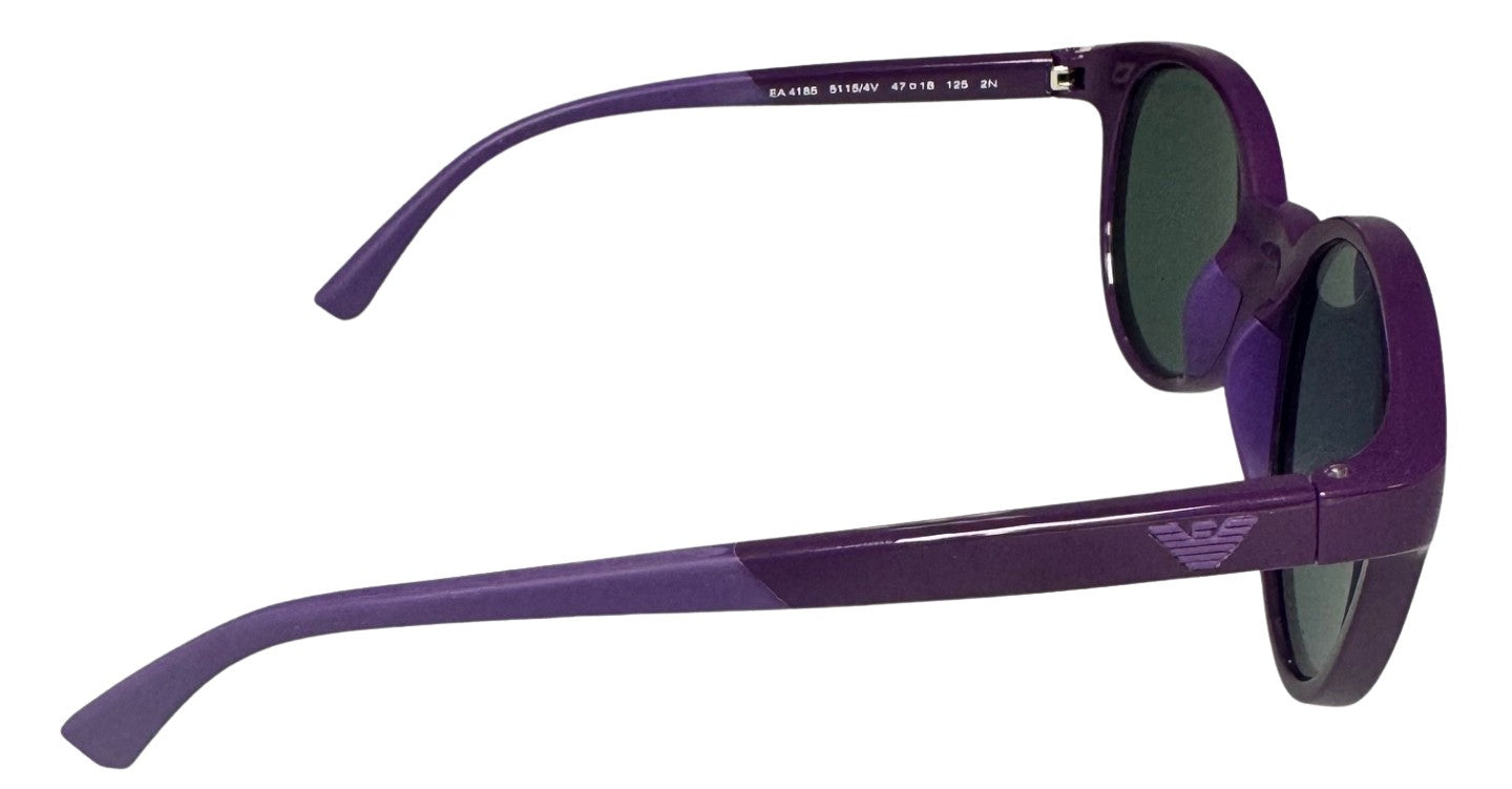 Emporio Armani 0EA4185 51154V Round Shiny Violet Kids Sunglasses
