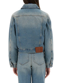 Victoria Beckham Women Padded Denim Jacket