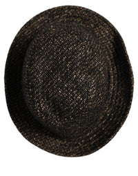 Dolce & Gabbana Dolce & Gabbana Gray Melange Blended Textured Tweed Capello Women's Hat