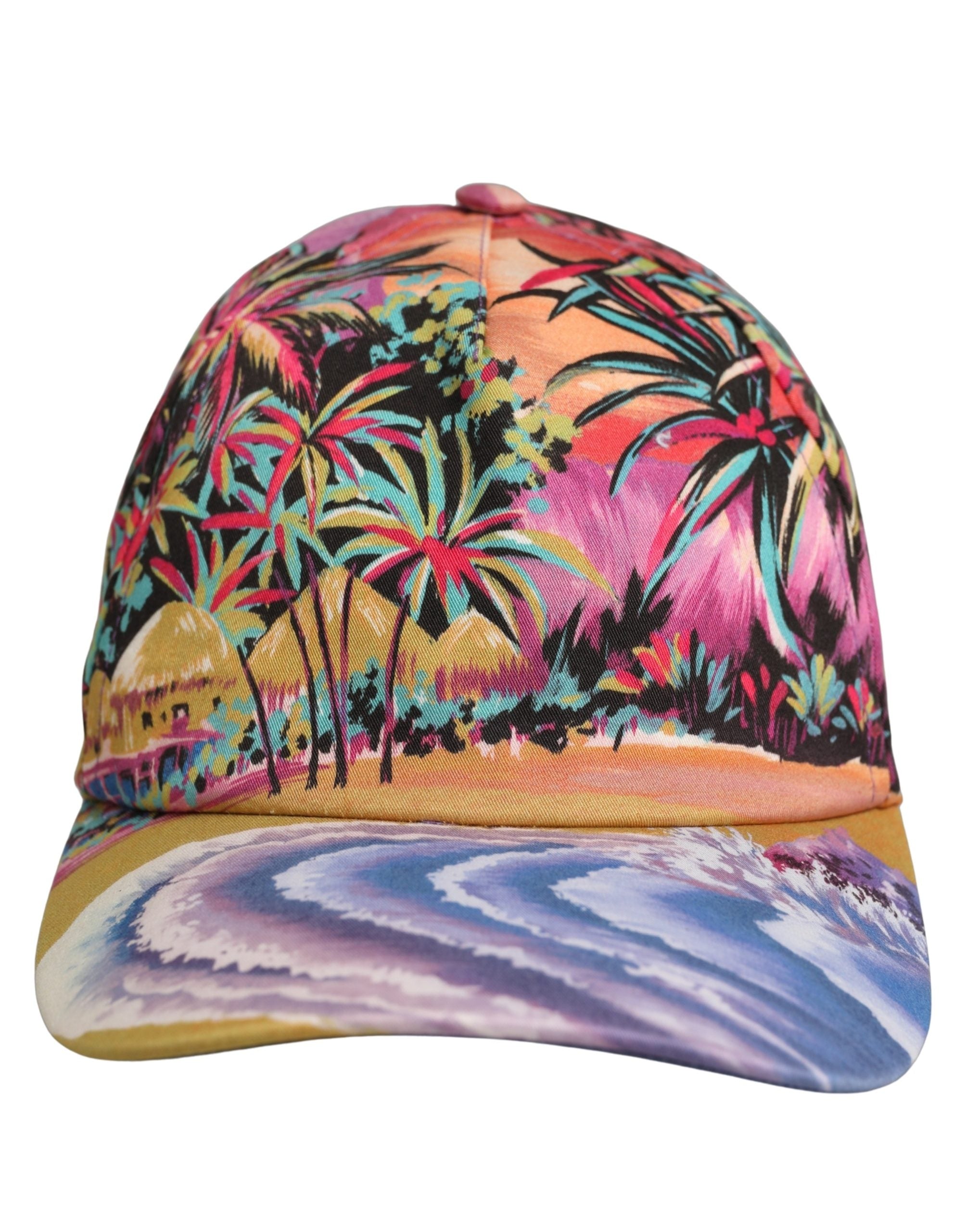 Dolce & Gabbana Dolce & Gabbana Multicolor Tropical Themed Baseball Capello Women's Hat
